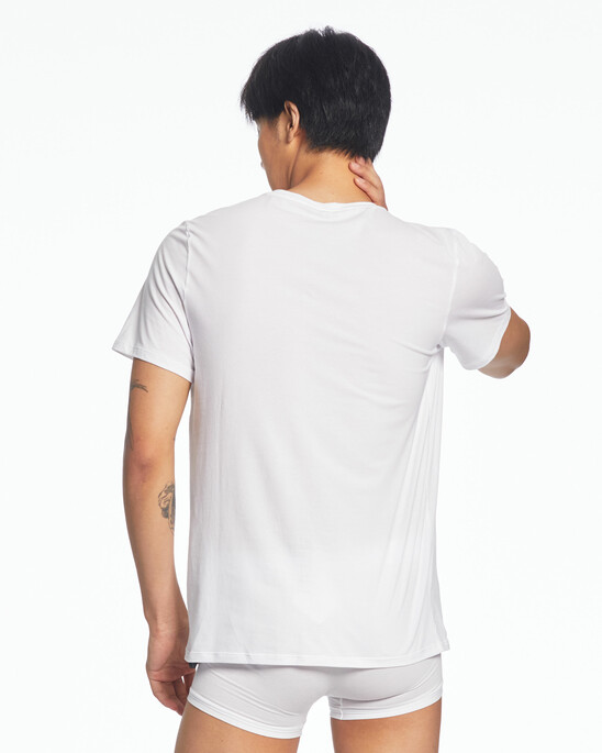 CK BLACK COTTON CREW NECK TEE