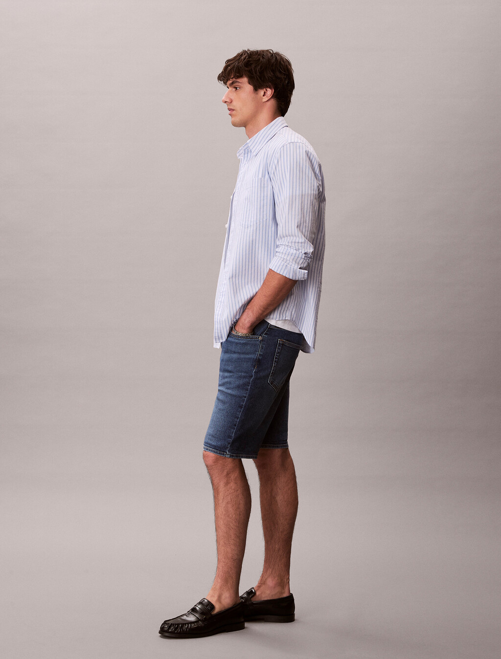 Slim Denim Short, HAMPTON, hi-res