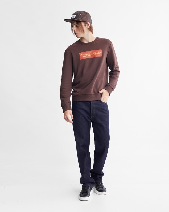 Stencil Logo Patch Terry Sweatshirt
