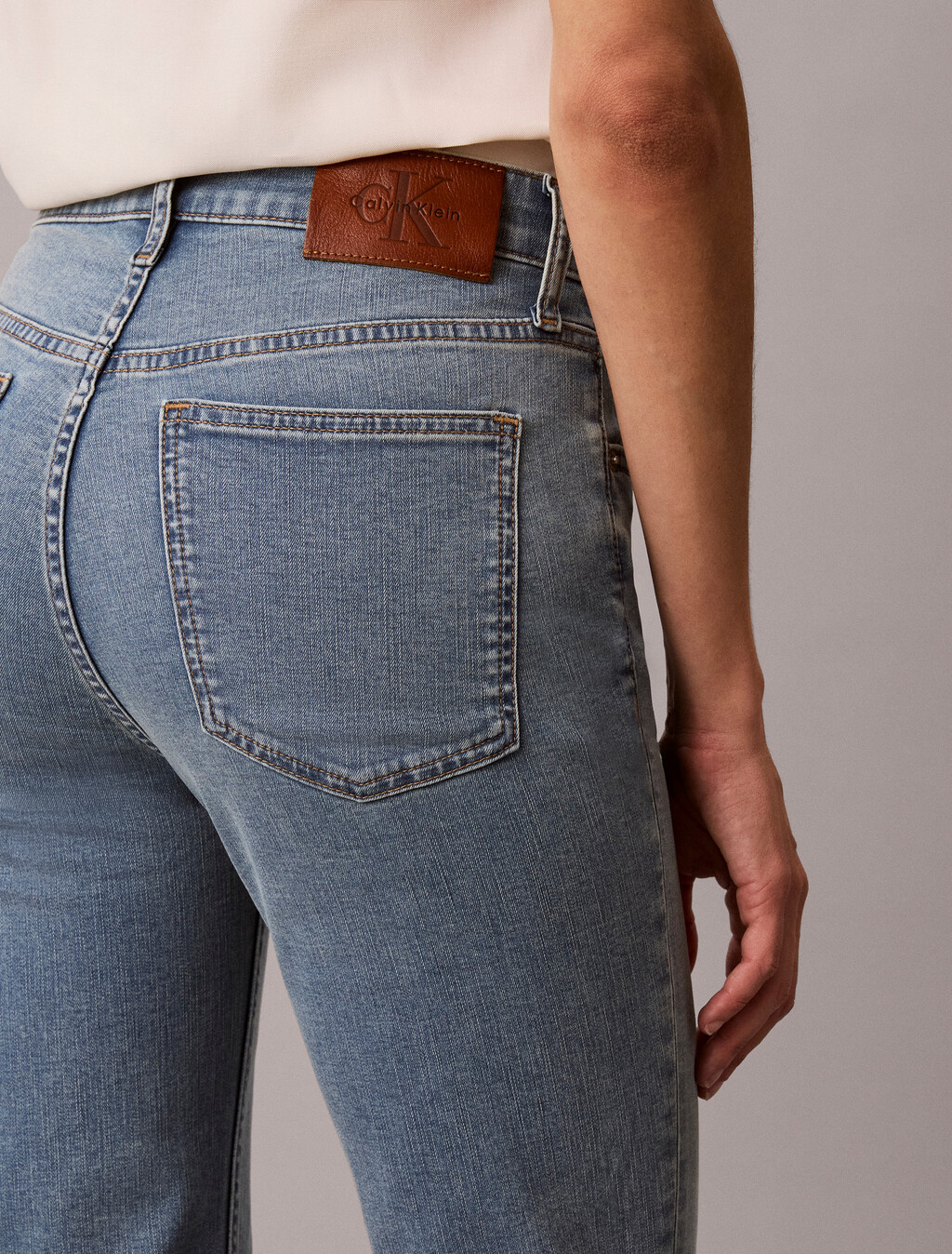 37.5 Low Rise Slim Straight Jeans, DENIM VACATION BLUE, hi-res