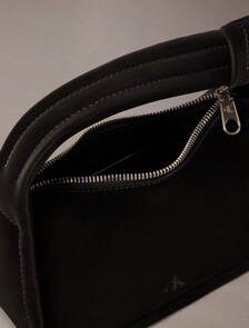 Knotted Mini Size Bag, Black, hi-res