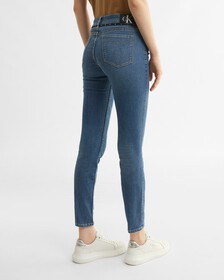 37.5 MID RISE SKINNY JEANS, Mid Blue Logo Wb, hi-res