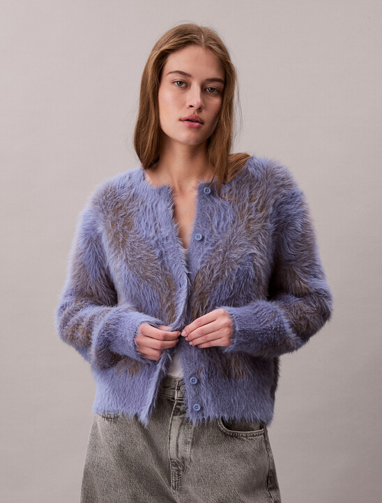 Soft Argyle Relaxed Cardigan