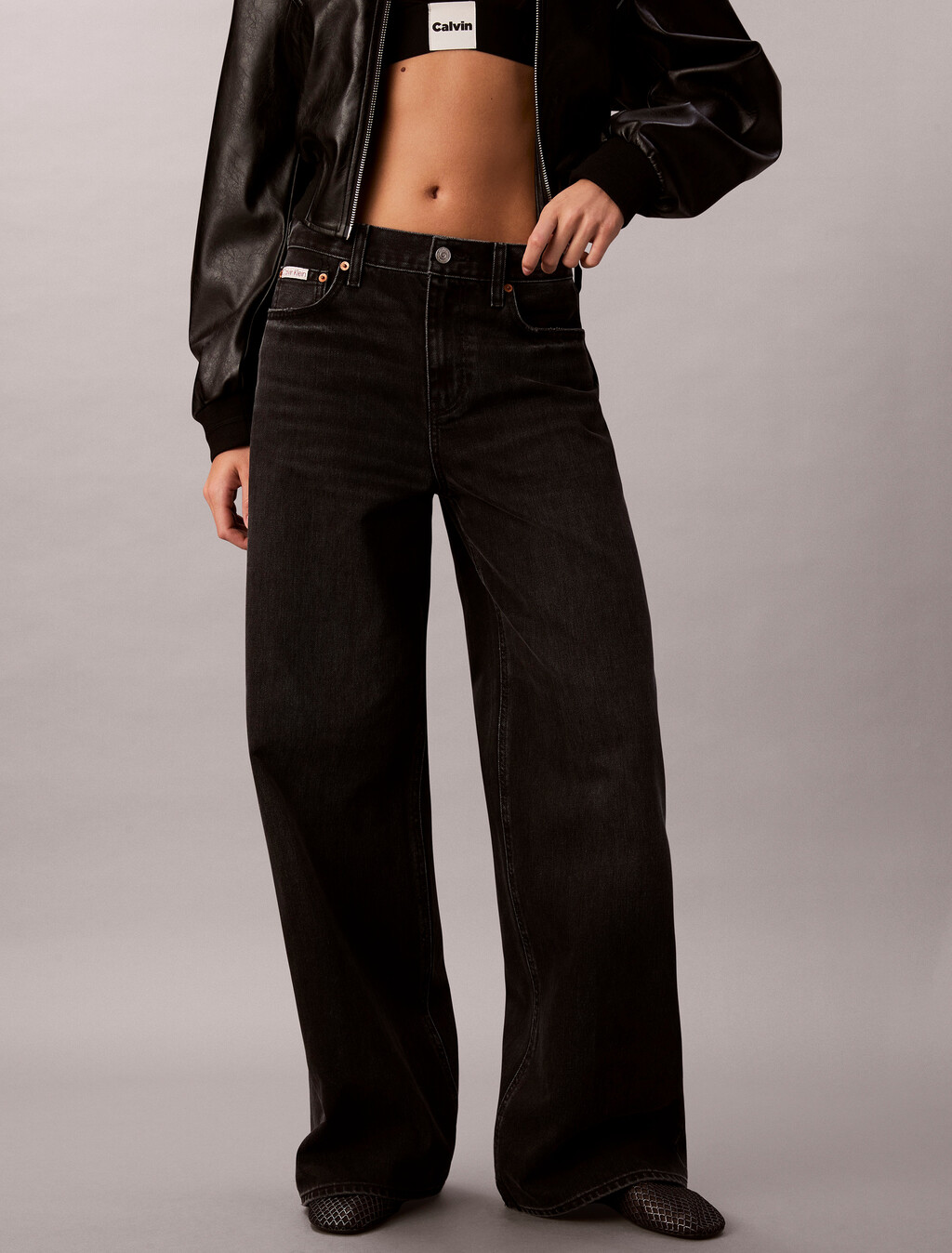 Wide Leg Jeans, EVENING BLACK, hi-res