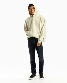HERO LOGO TERRY HOODIE, BONE WHITE-101Y, hi-res