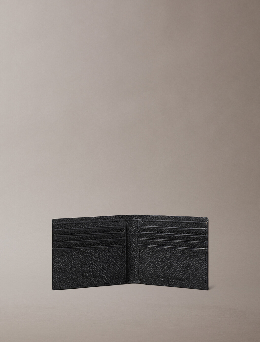 Foil Embossed Logo Billfold Wallet, Black, hi-res