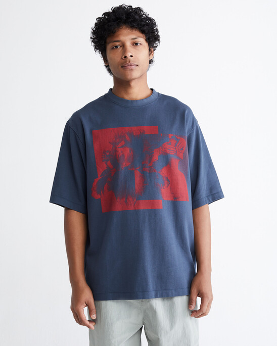 STANDARDS FLORAL COLLAGE GRAPHIC T-SHIRT