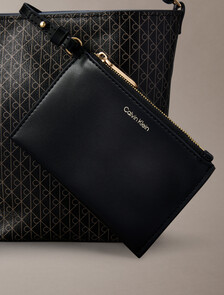 Allover Emblem Logo Bucket Bag, BLACK AOP, hi-res