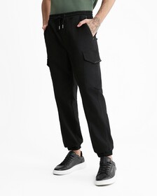 Washed Cargo Pants, Ck Black, hi-res