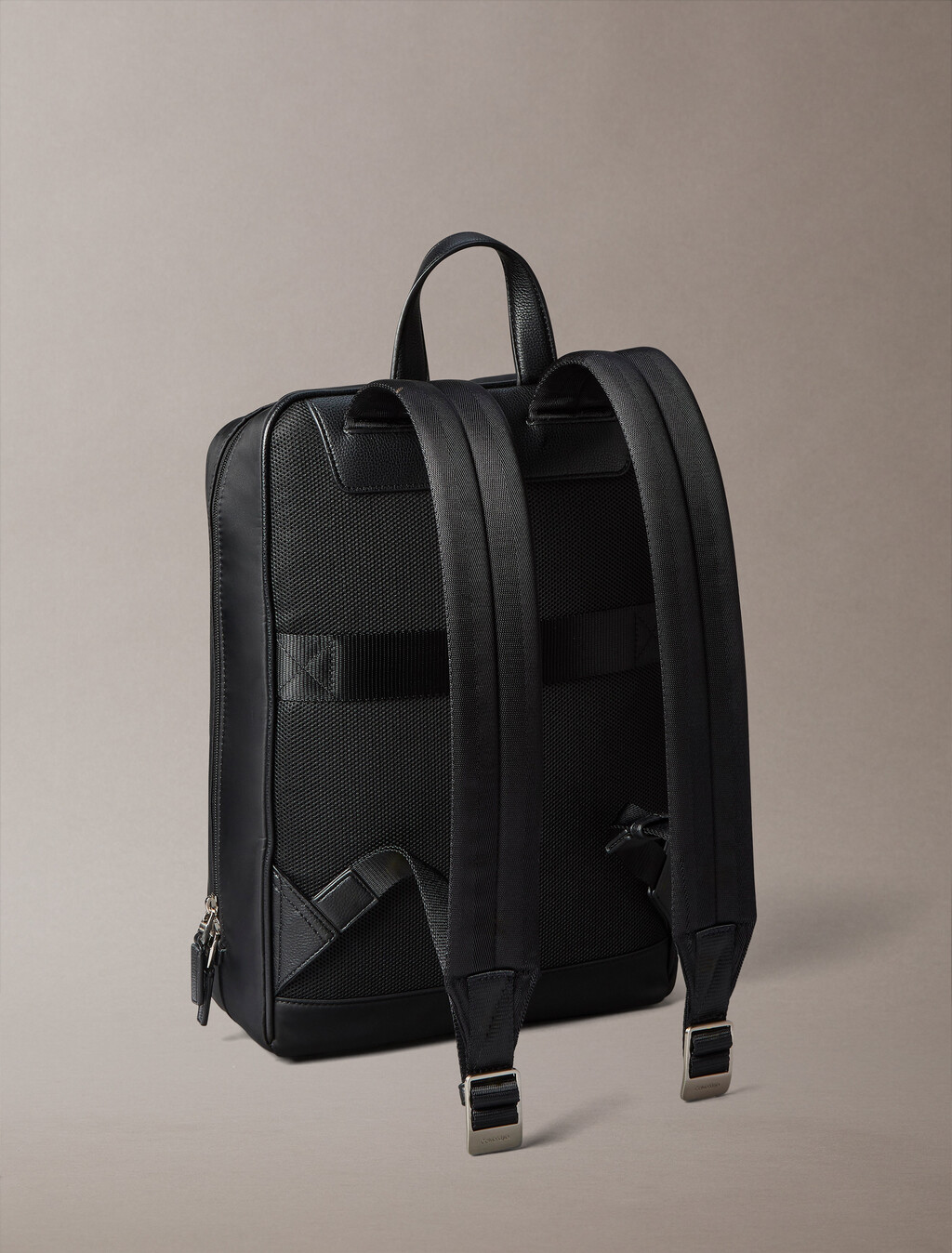 Square Laptop Trolley Backpack, Black, hi-res