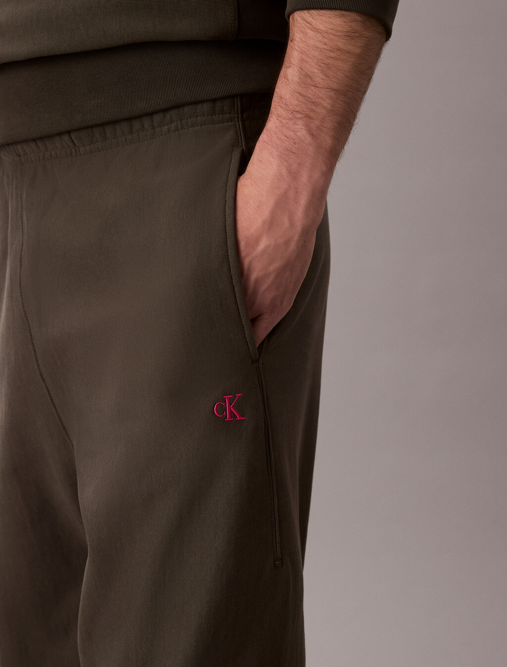 Premium Fleece Joggers, Beluga, hi-res