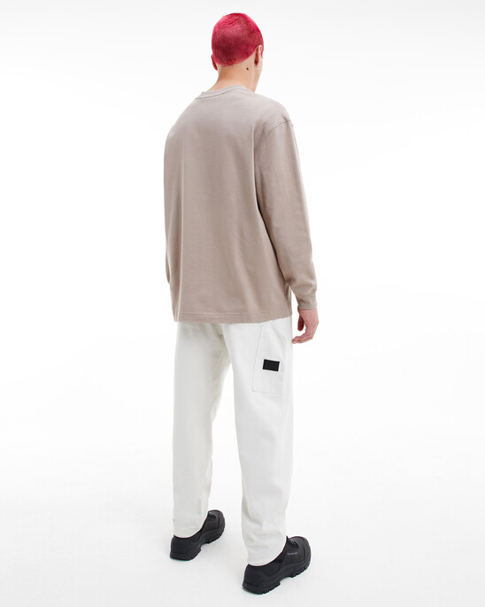 GENDER NETURAL MONOGRAM LONG SLEEVE TEE
