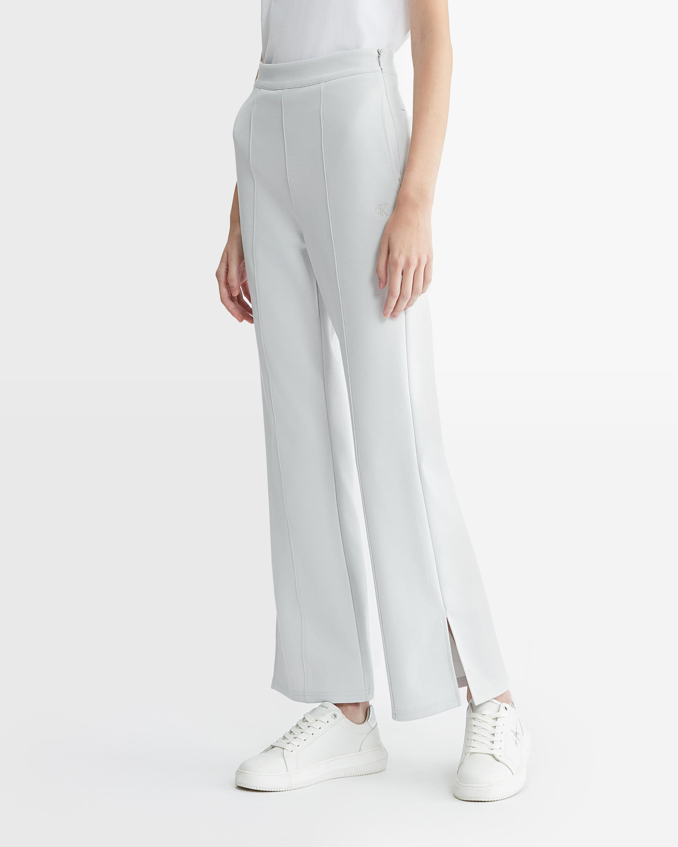 Milano Side Slit Pants grey Calvin Klein Malaysia