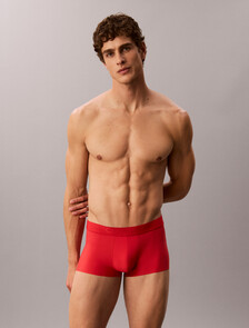 CK Black Microfiber Stretch Low Rise Trunk, Goji Berry, hi-res