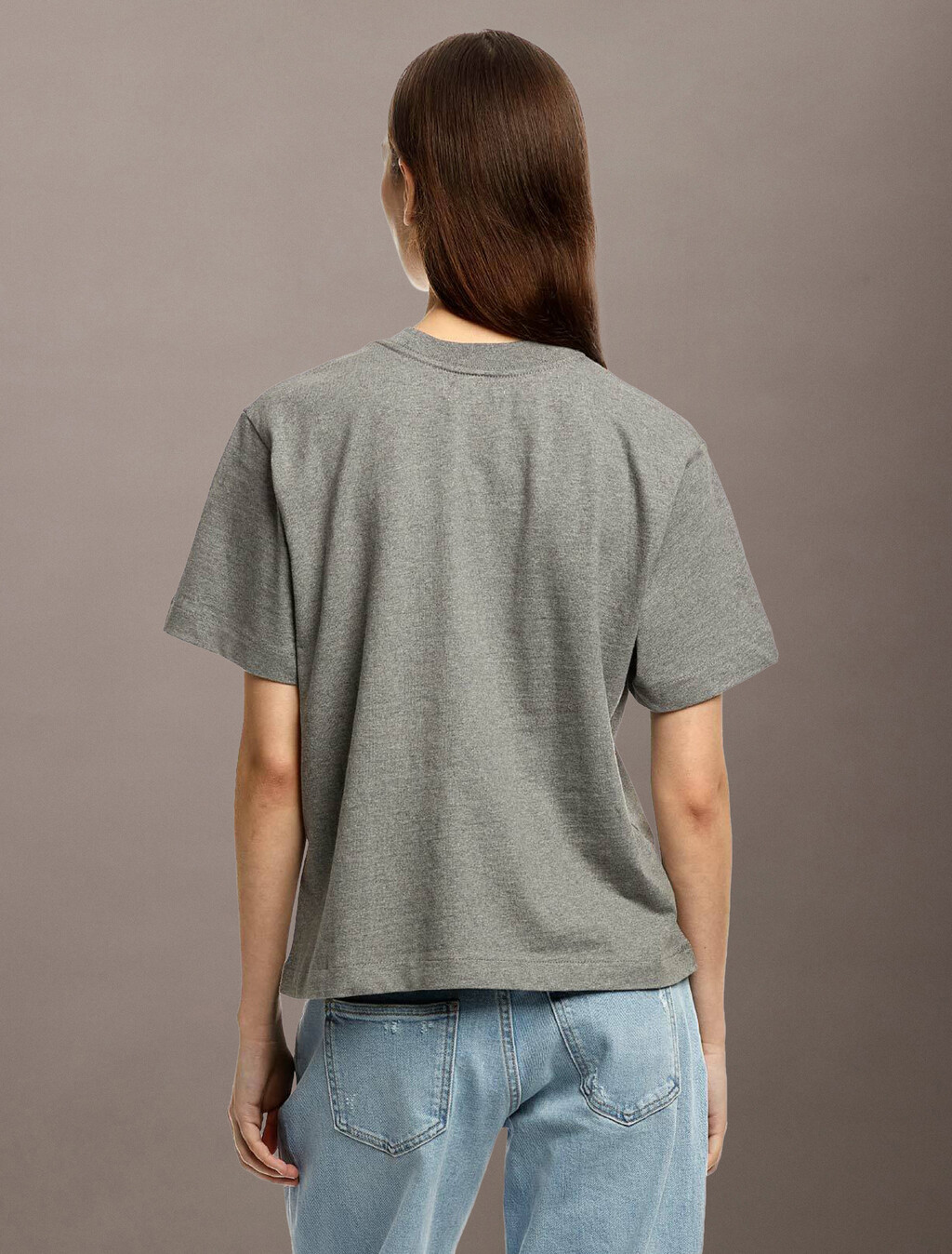 Hero Modern Boxy Tee, Med Gray Heather, hi-res
