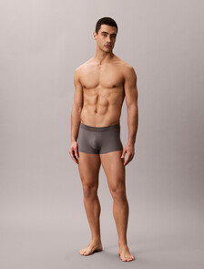 CK Black Low Rise Trunks, Grey Sky, hi-res