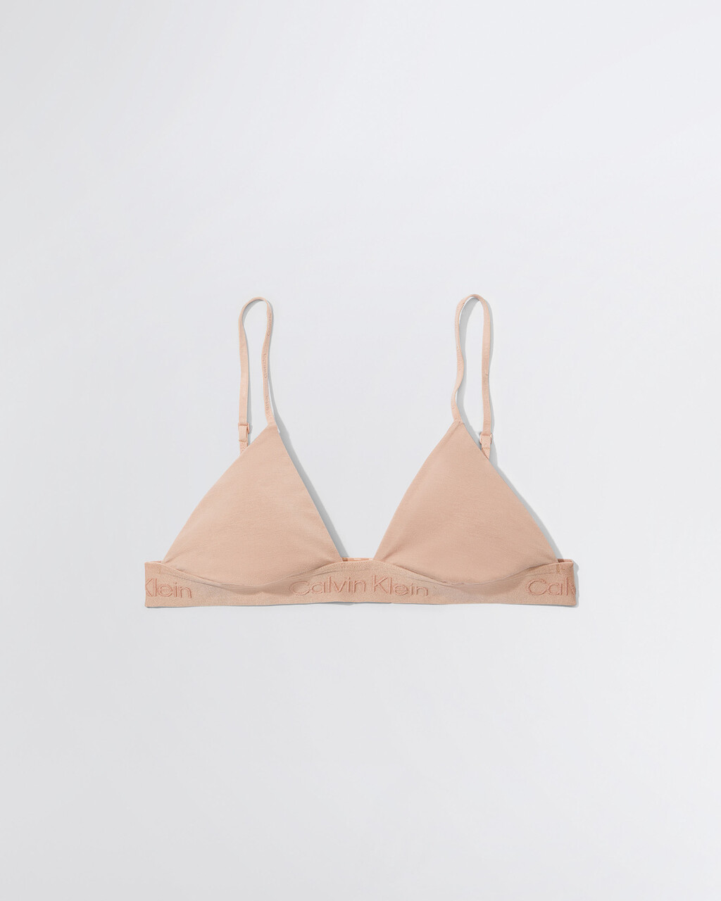 CK STANDARDS UNLINED TRIANGLE BRA, Clay, hi-res