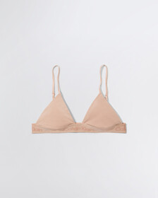 CK STANDARDS UNLINED TRIANGLE BRA, Clay, hi-res