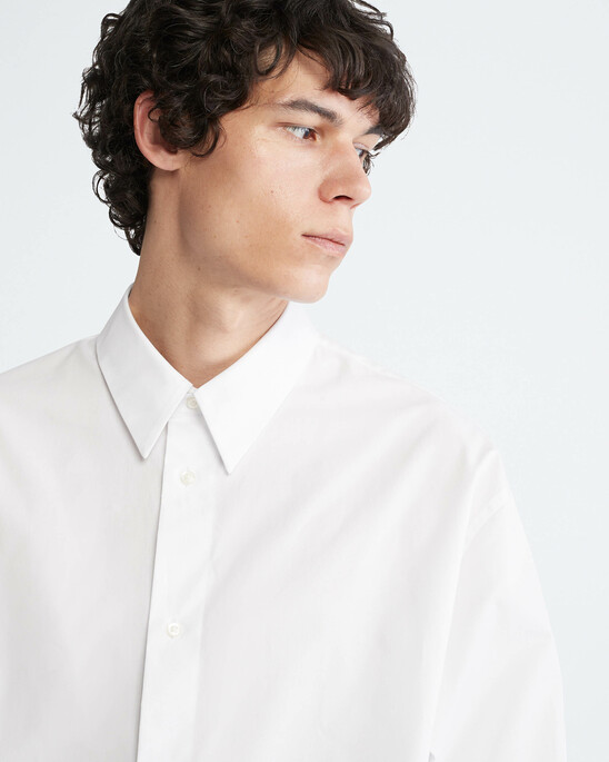 Standards Oversized Cotton Button-Down Shirt