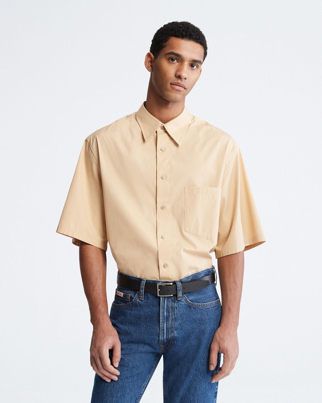 Khakis Relaxed Fit Shirt, Croissant, hi-res