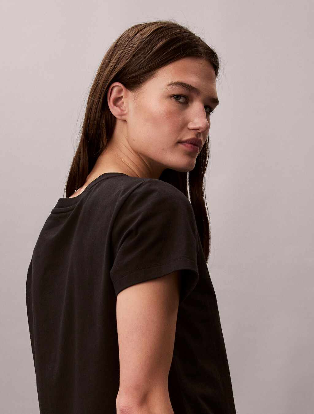 Institutional Slim Tee, Black, hi-res