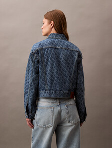 90's Logo Denim Jacket, MARQUEE, hi-res