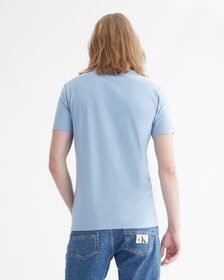Pima Cotton Stretch Logo Tee, Iceland Blue, hi-res