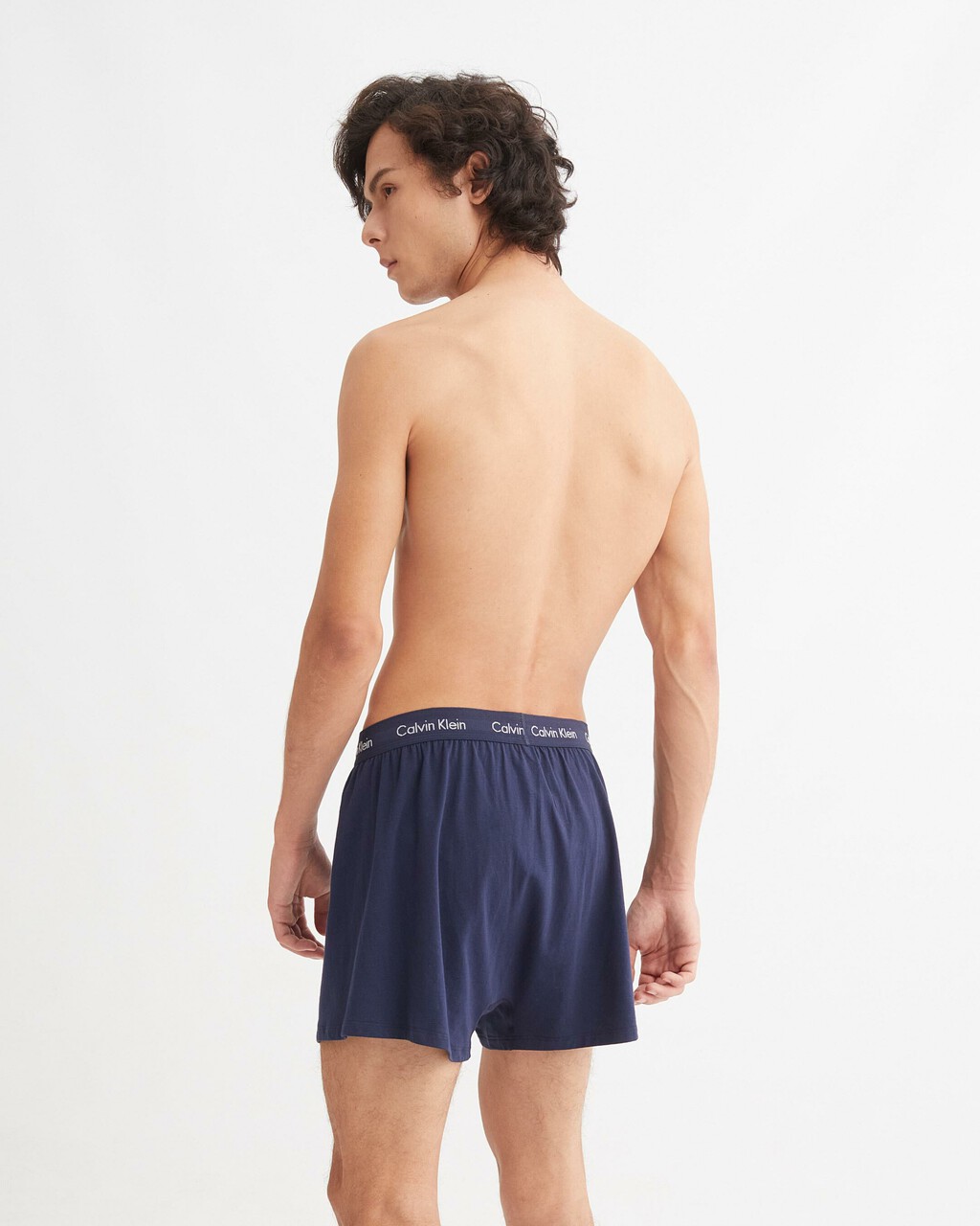 COTTON STRETCH TRADITIONAL BOXERS 2 PACK, BLUE SHADOW/COBALT WATER, hi-res