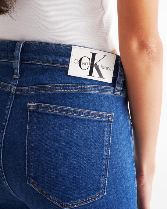 Italian Denim High Rise Flare Jeans