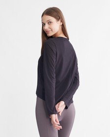 Icon Long Sleeve Tee, BLACK BEAUTY, hi-res