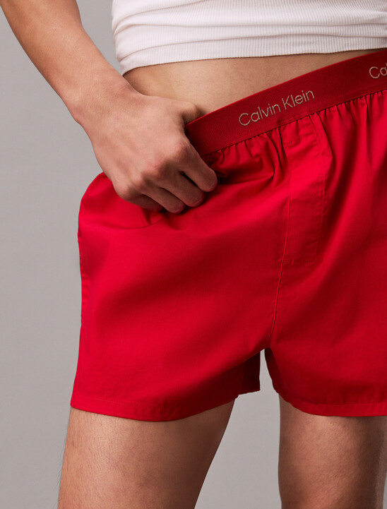 Lunar New Year Woven Cotton Slim Boxer