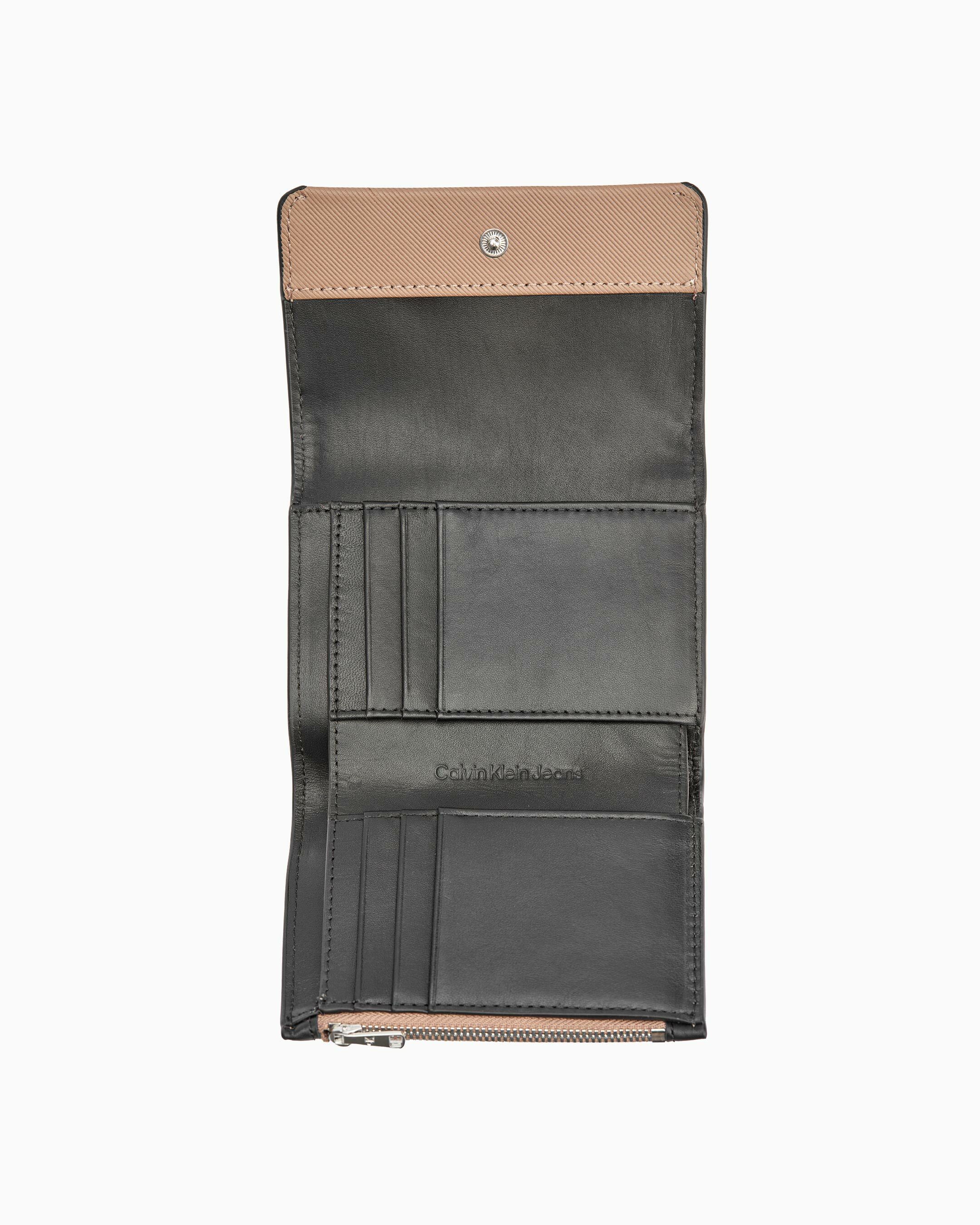 Minimal Monogram Medium Trifold Wallet brown Calvin Klein Malaysia