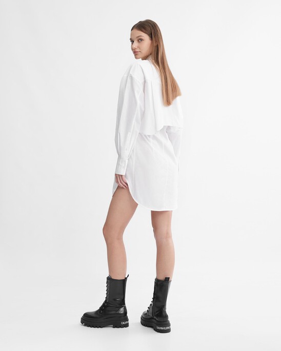 Asymmetric Shirt Dress