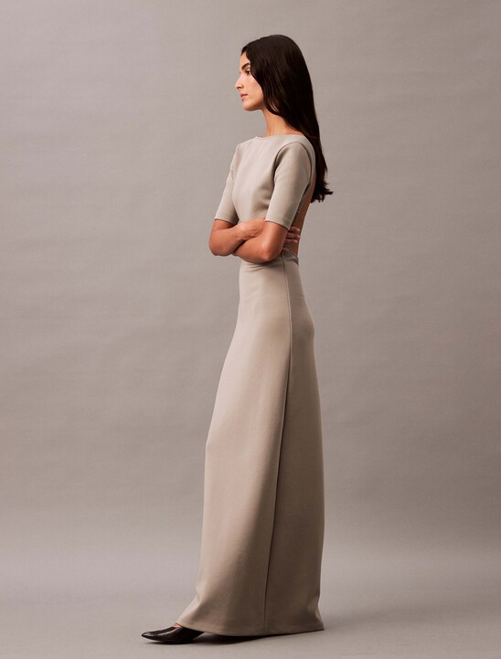 Backless Jersey Dress