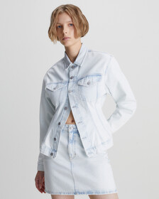 Tailored Denim Corset Jacket, Denim Light, hi-res