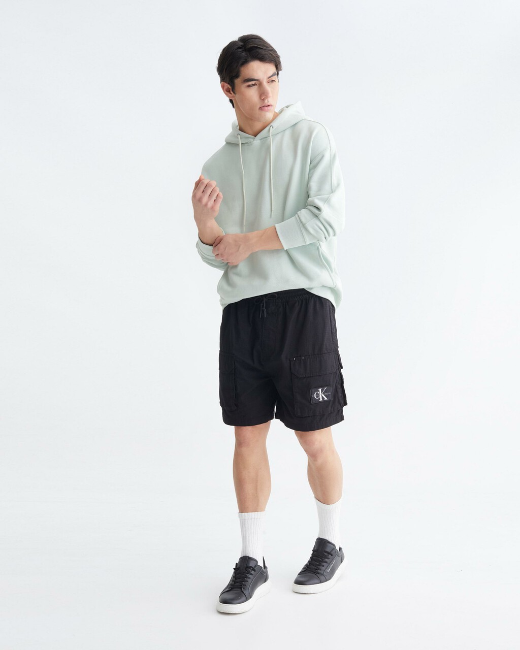 STANDARDS TERRY HOODIE, Green Lily, hi-res