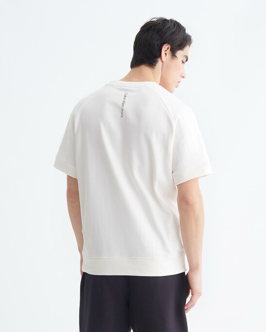 INFINITE COOL MONOGRAM SHORT SLEEVE SWEATSHIRT