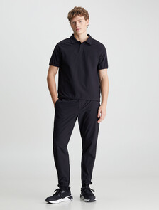 Seersucker Sport Polo, BLACK BEAUTY, hi-res