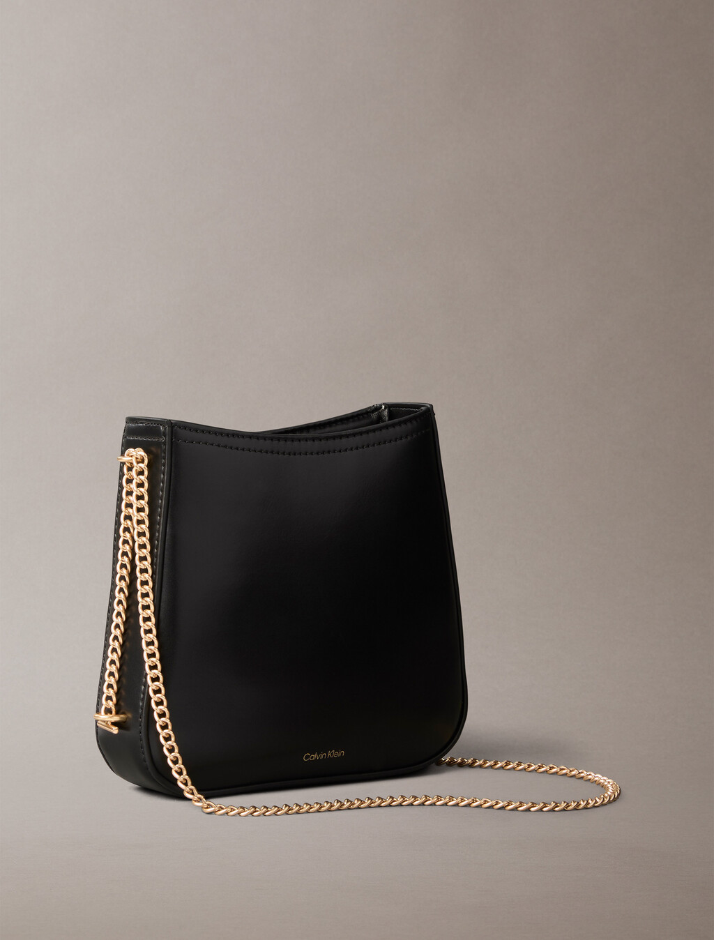 Monogram Chain Saddle Bag, BLACK / ANTIQUE LIGHT GOLD, hi-res