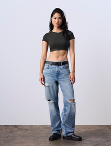 Jung Kook for Calvin Klein Heritage Cotton Lightly Lined T-Shirt Bralette, Peat, hi-res
