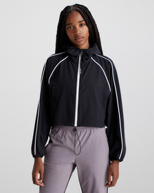 Cropped Windbreaker, BLACK BEAUTY, hi-res