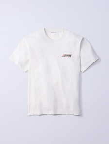 Jung Kook for Calvin Klein Logo Badge Relaxed T-Shirt, LILY, hi-res