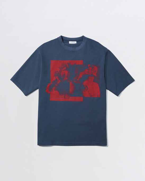 STANDARDS FLORAL COLLAGE GRAPHIC T-SHIRT