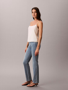 37.5 Low Rise Slim Straight Jeans, DENIM VACATION BLUE, hi-res