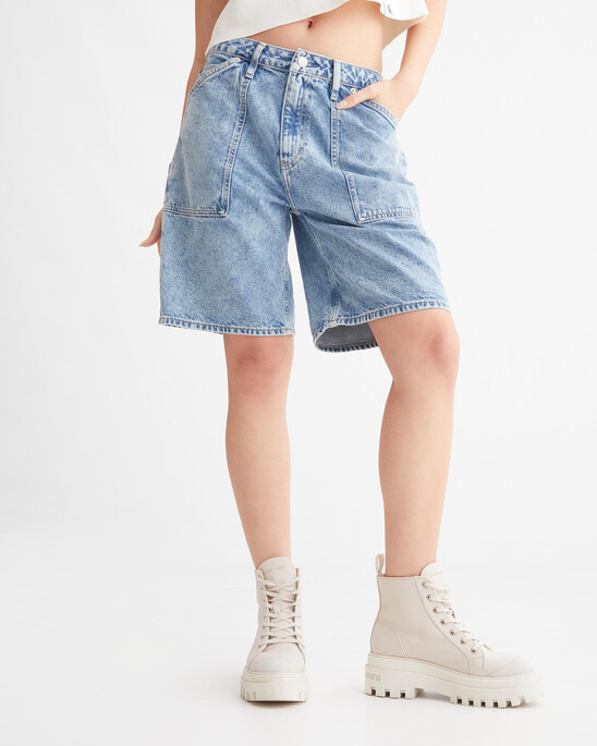 Reconsidered 90s Straight Utility Shorts