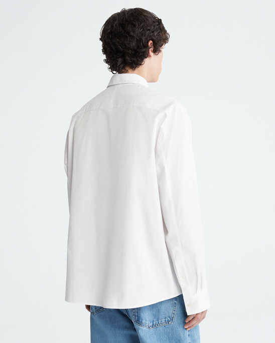 Standards Oversized Cotton Button-Down Shirt