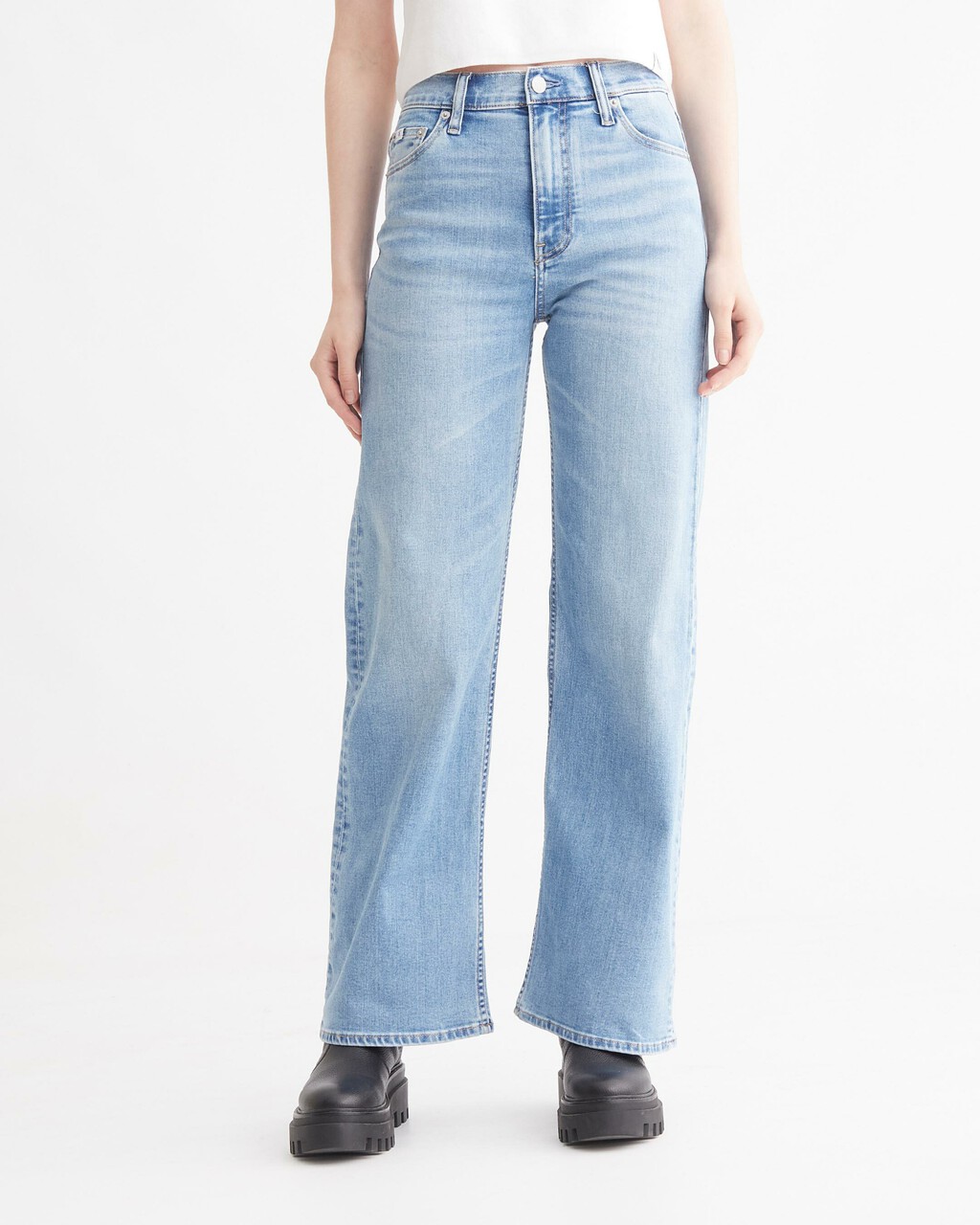 37.5 Light Blue Wide Leg Jeans, Light Blue, hi-res