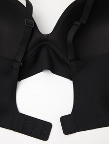 Invisibles Push Up Plunge Bra, Black, hi-res