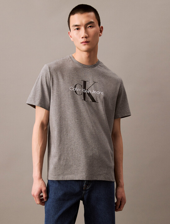 Monogram Logo Graphic Classic Crewneck T-Shirt