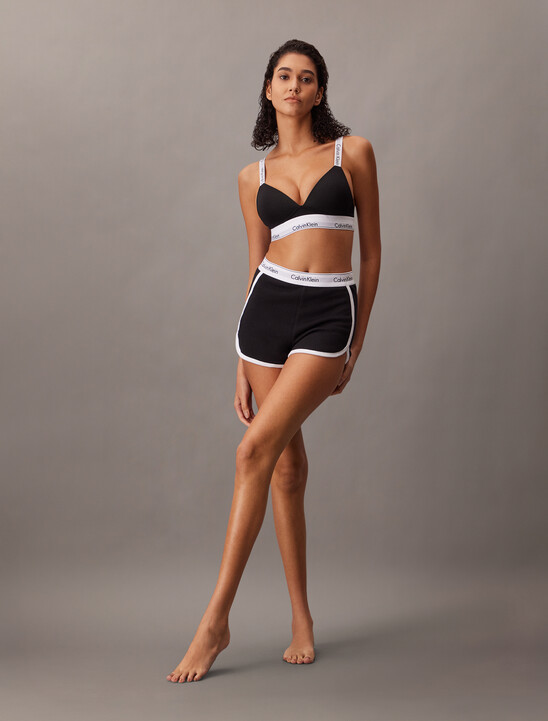 Icon Cotton Lightly Lined Plunge Bra